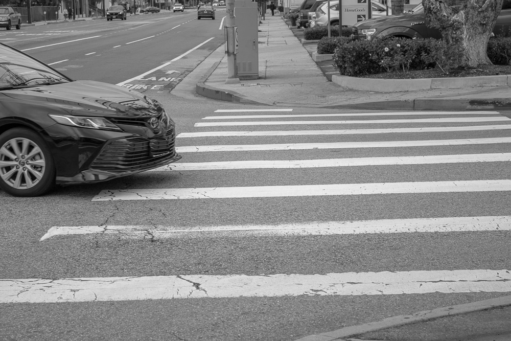 Vehicle Strikes Pedestrian at Starbucks